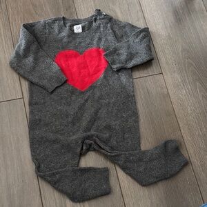 GAP 12-18 month Gray Cozy One-Piece